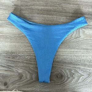 Monday Swimwear Capri Thong - Dream Blue Wide Rib
